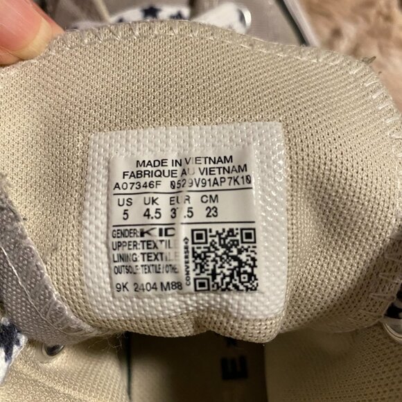 Converse All Star Chuck Taylor Grey High Tops Unisex US Mens 5 Womens 7 - Picture 13 of 13